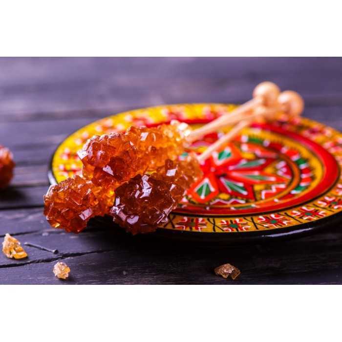 Brown candy sugar sticks from Persia X 5