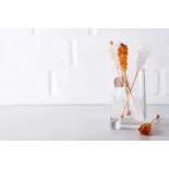 White & brown candy sugar sticks from Persia X 10