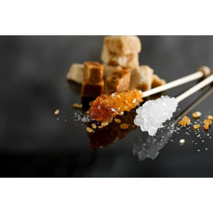 White & brown candy sugar sticks from Persia X 10
