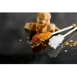 White & brown candy sugar sticks from Persia X 10