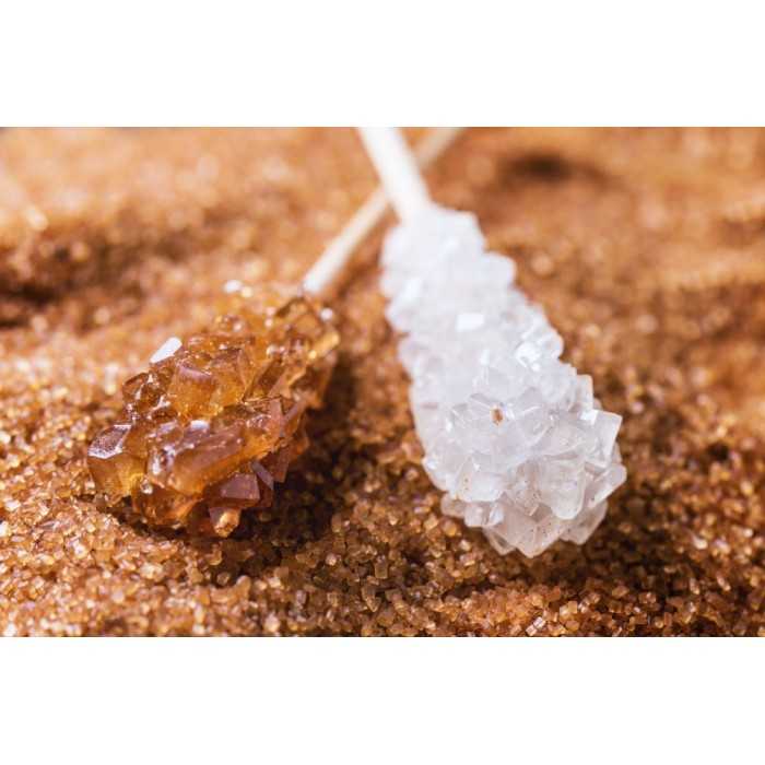 White & brown candy sugar sticks from Persia X 10