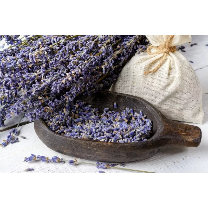 Fleurs de lavande fine bio séchée de Provence - Direct producteur