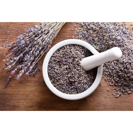 Fleurs de lavande fine bio séchée de Provence - Direct producteur