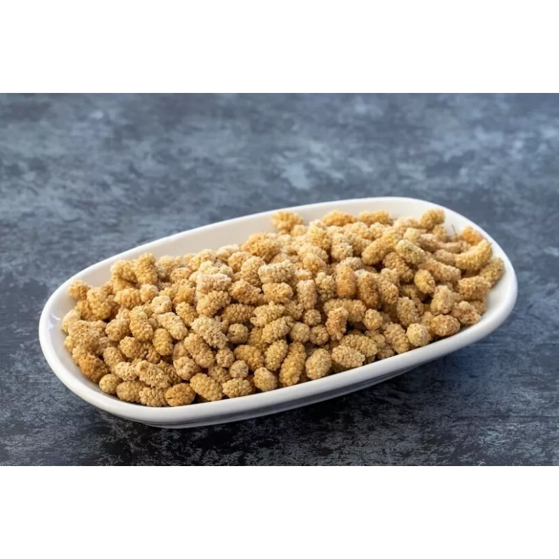 Organic & Fair Dried White Mulberries from Uzbekistan