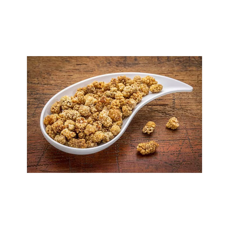 Organic & Fair Dried White Mulberries from Uzbekistan Organic & Fair Dried White Mulberries from Uzbekistan