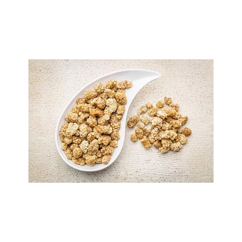 Organic & Fair Dried White Mulberries from Uzbekistan