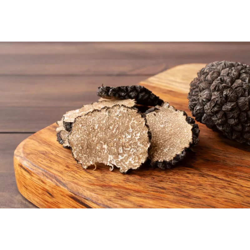 Lamelles de truffe noire du Périgord séchée - direct producteur