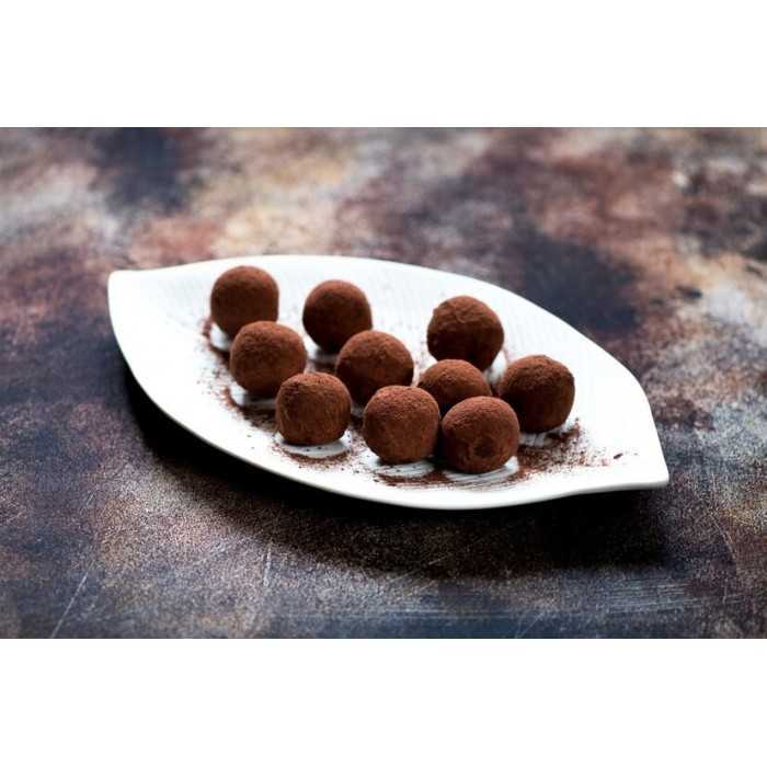 8 organic chestnuts candied with chocolate Vegan EPV from Provence