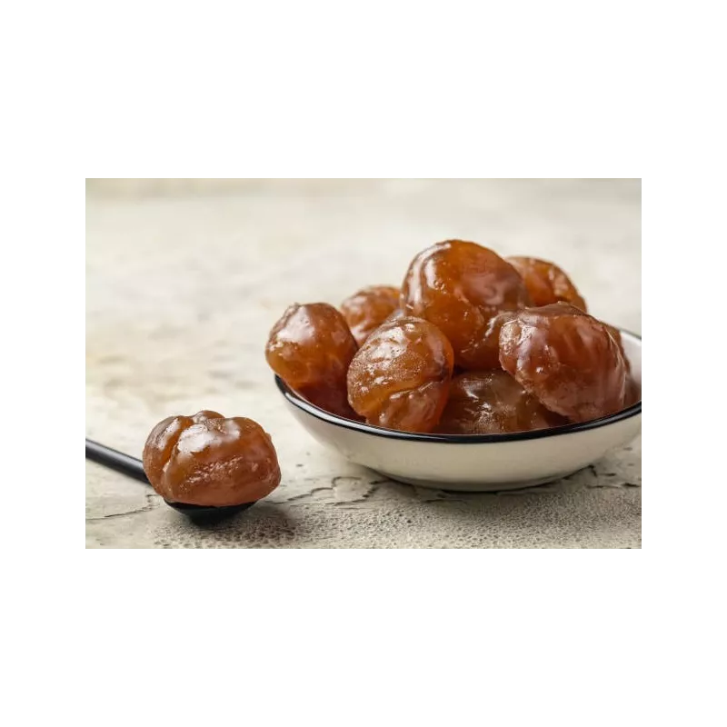 8 Marrons glacés entiers Bio AOP AOC d'Ardèche