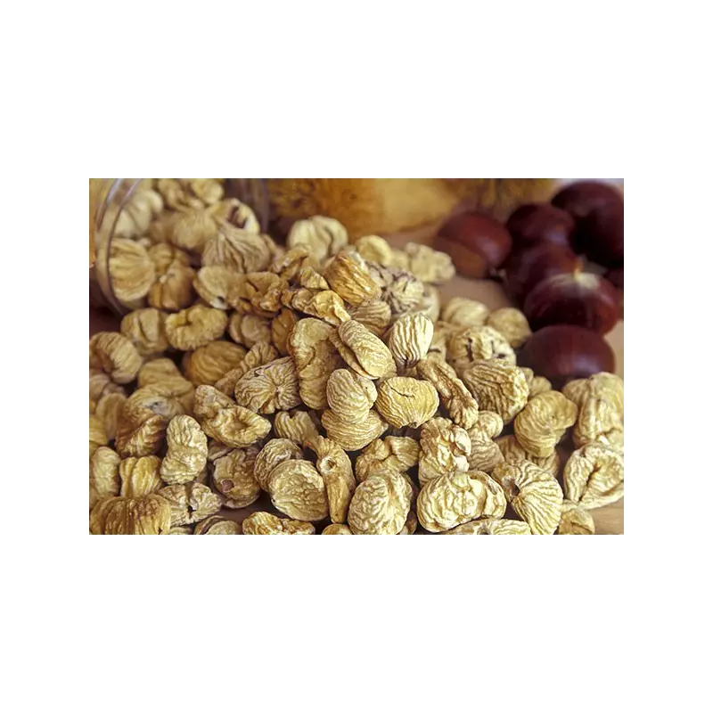 Organic whole dried chestnut PDO from Ardèche - Direct producer