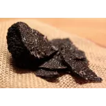 Lamelles de truffe noire d'hiver ou brumale séchée de Provence