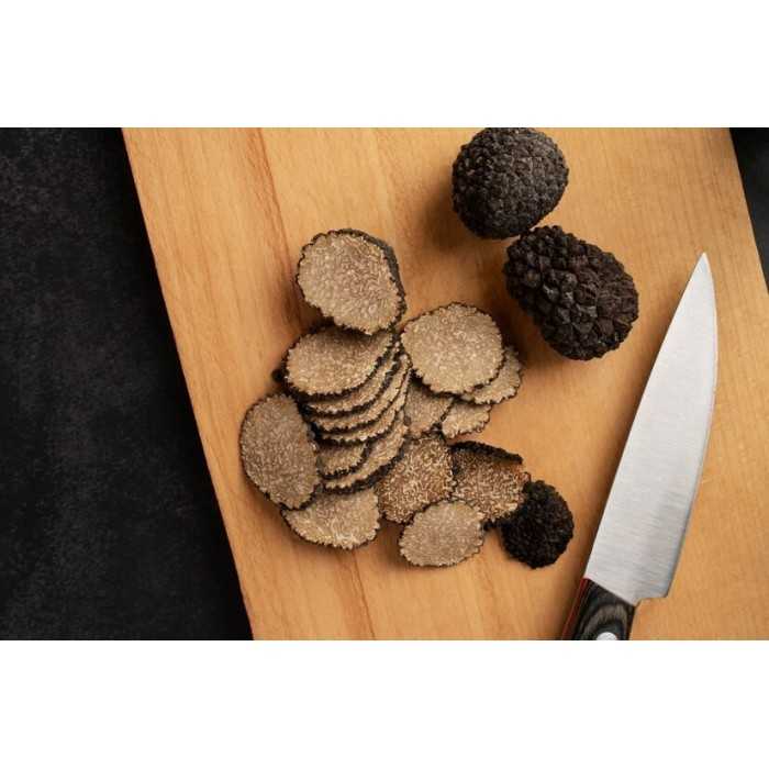 Slices of organic dried summer truffle from Italy - direct producer