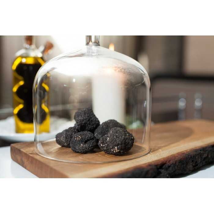 Precious whole organic black truffle in brine from Italy - direct p...