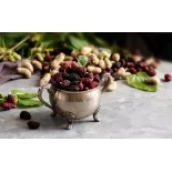 Organic & fair trade dried black & white mulberries from Uzbekistan