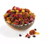 Organic superfruit cocktail - love in a cage (physalis), black & wh...