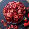 Organic Label rouge dried strawberries from Lot et Garonne - Direct...
