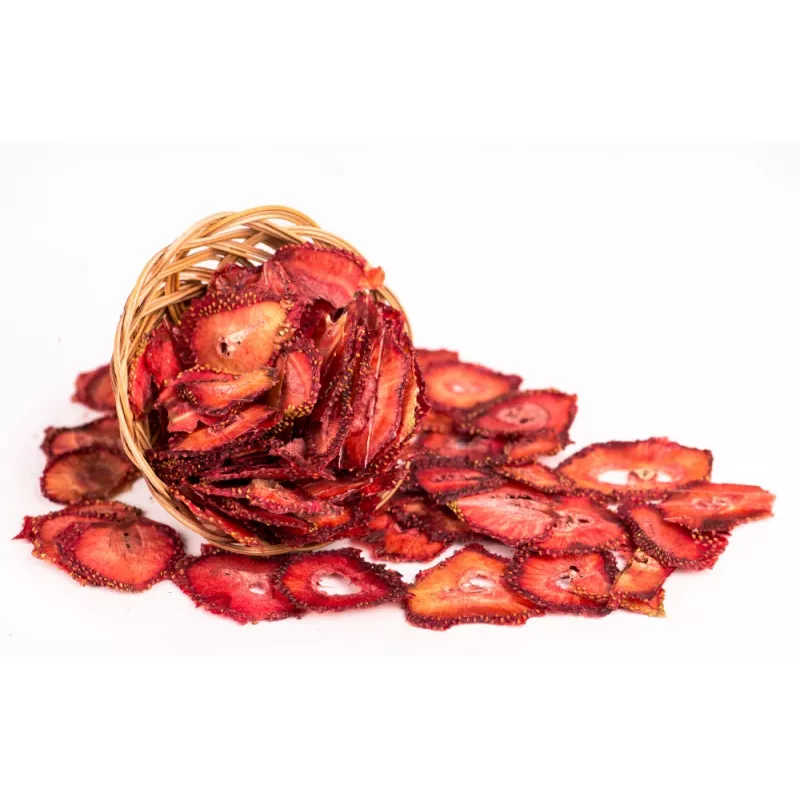 Fraises séchées bio Label Rouge du Lot et Garonne - Direct producteur