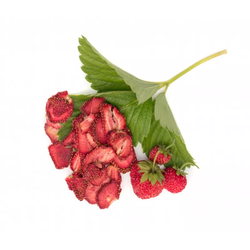 Fraises séchées bio Label Rouge du Lot et Garonne - Direct producteur