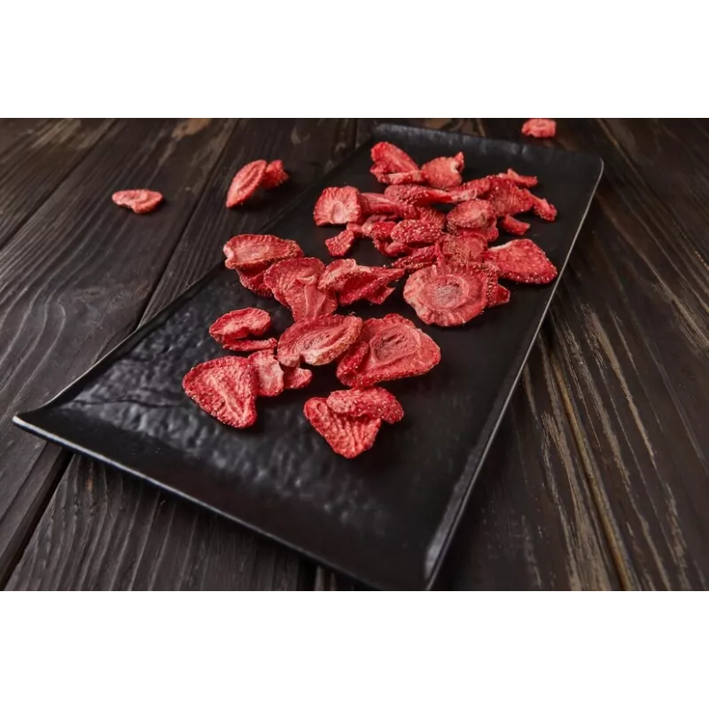 Fraises séchées bio Label Rouge du Lot et Garonne - Direct producteur