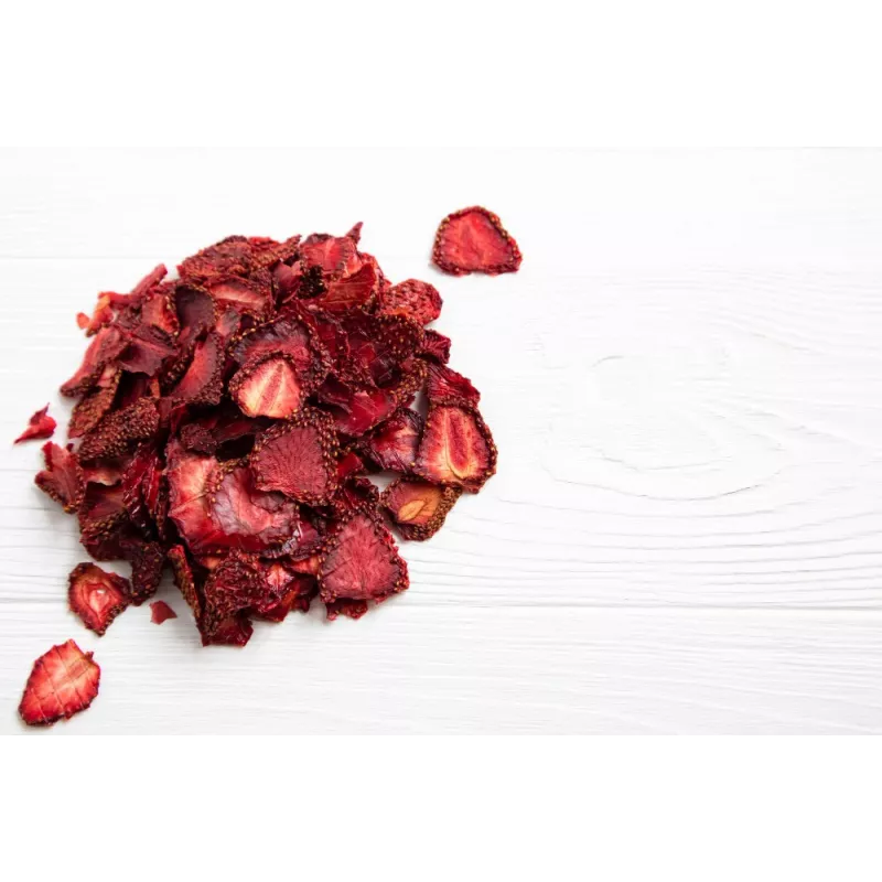 Fraises séchées bio Label Rouge du Lot et Garonne - Direct producteur