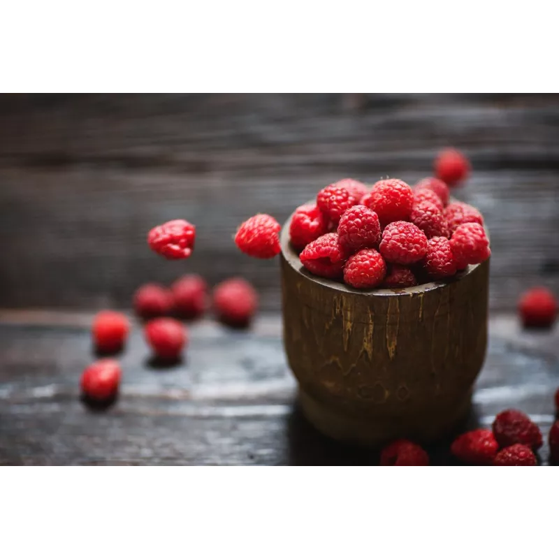 Organic dried raspberries from France - direct producer
