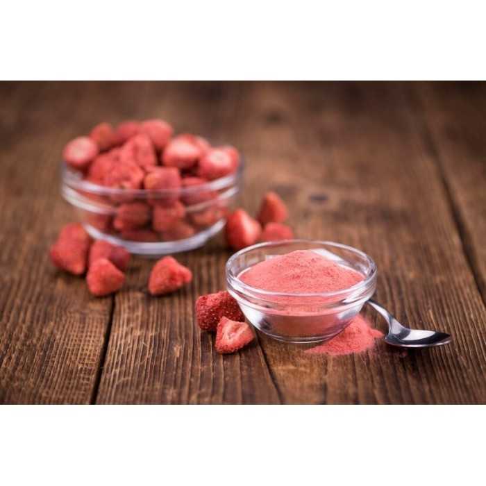 Organic & fairtrade strawberry powder from Uzbekistan