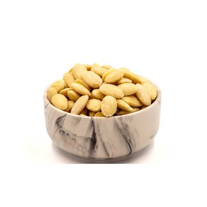 Organic whole raw white peeled almonds from France - Direct producer