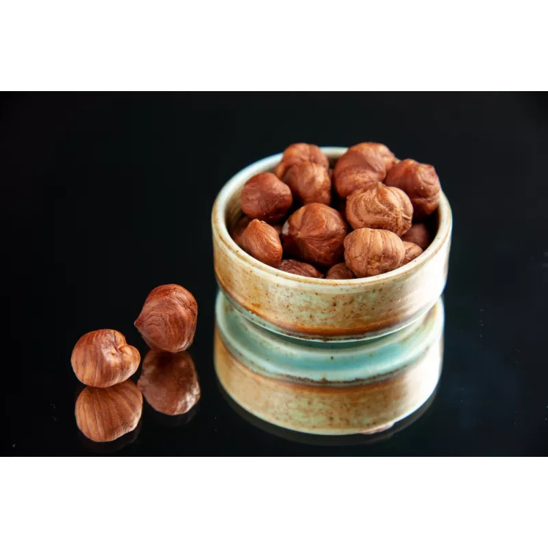 Noisettes bio décortiquées crues entières de France - direct produc...