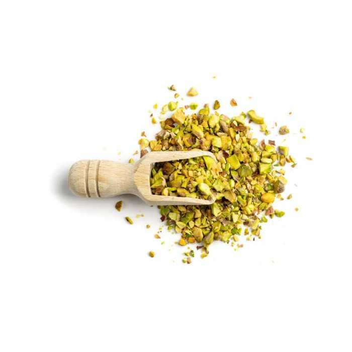 Organic crushed pistachios PDO from Bronte in Sicily - Direct producer