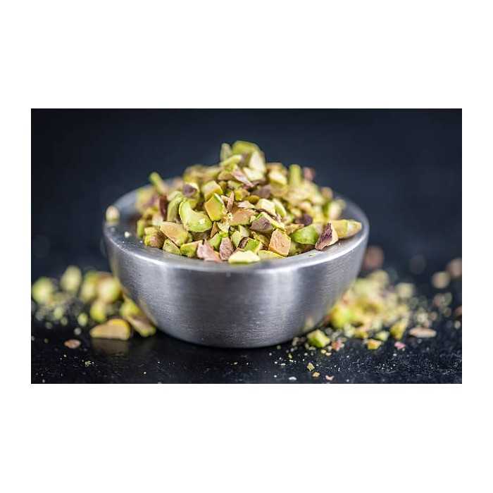 Organic crushed pistachios PDO from Bronte in Sicily - Direct producer