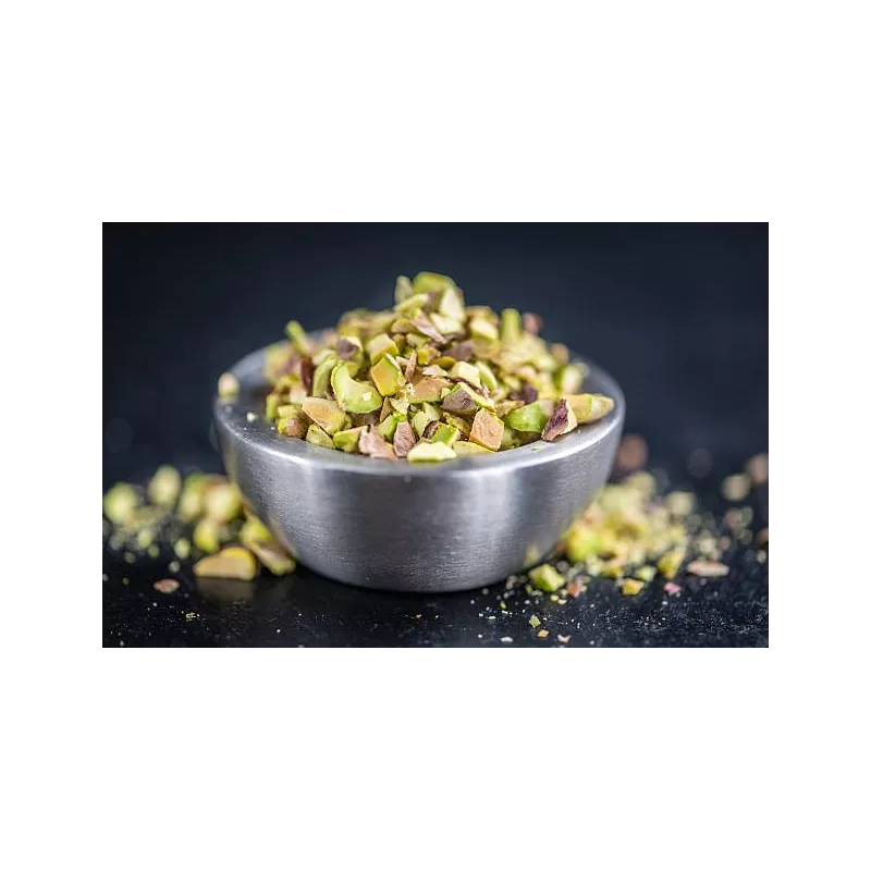 Organic crushed pistachios PDO from Bronte in Sicily - Direct producer