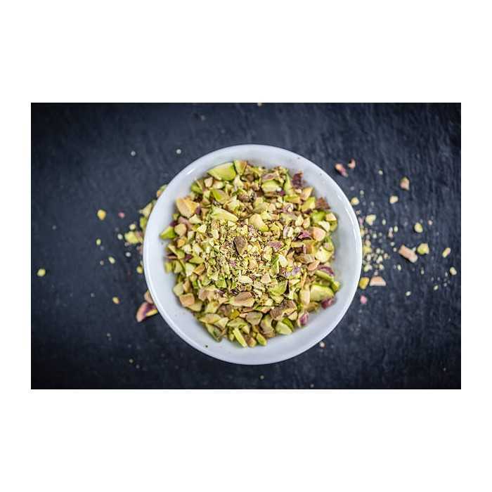 Organic crushed pistachios PDO from Bronte in Sicily - Direct producer