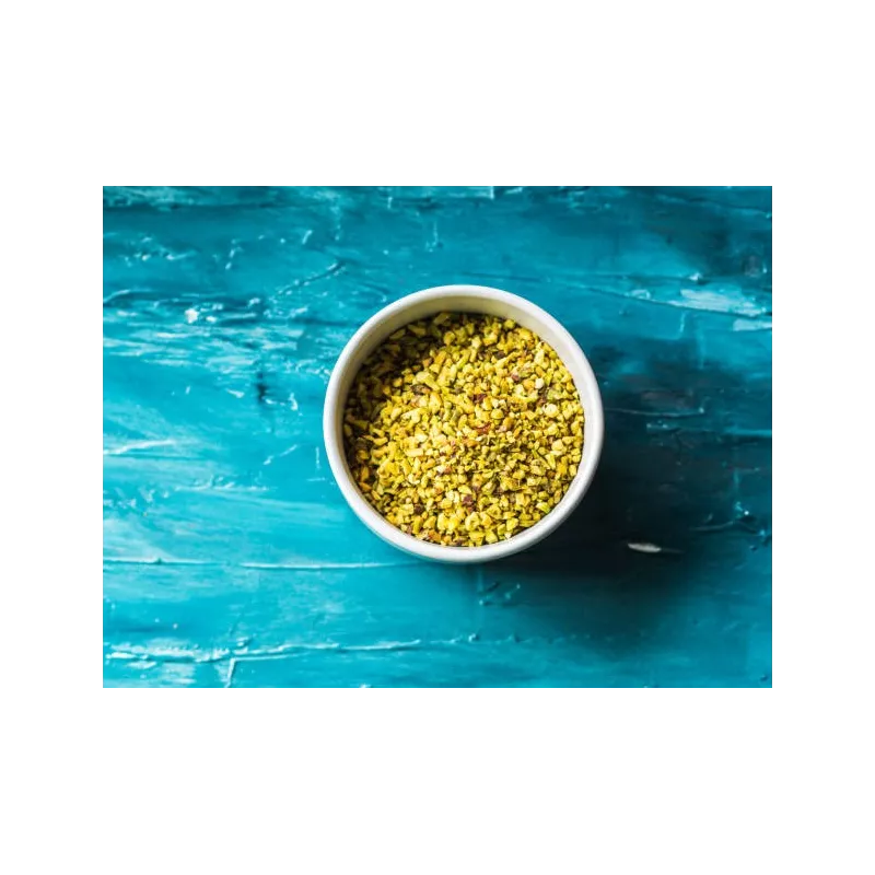 Organic crushed pistachios PDO from Bronte in Sicily - Direct producer