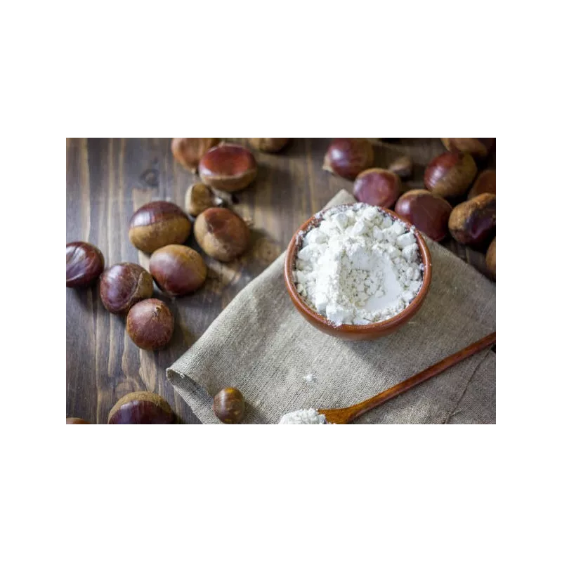 Farine de châtaigne Bio AOP d'Ardèche sans gluten - Direct producteur