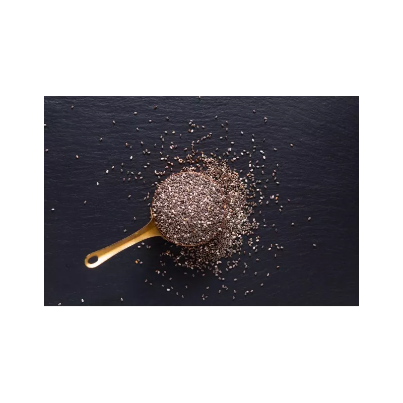 Organic black chia seeds from France - direct producer