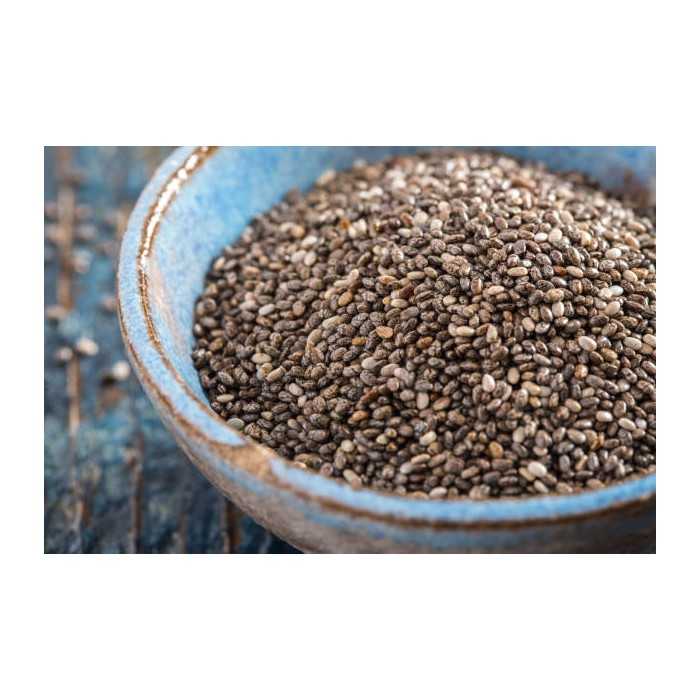 Organic black chia seeds from France - direct producer
