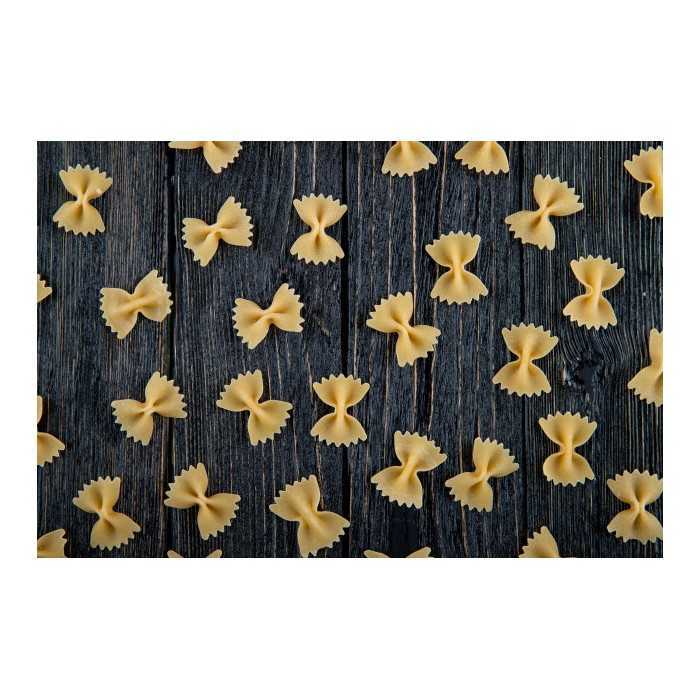 Organic and Artisanal Farfalles or Butterfly Pasta with fresh eggs ...