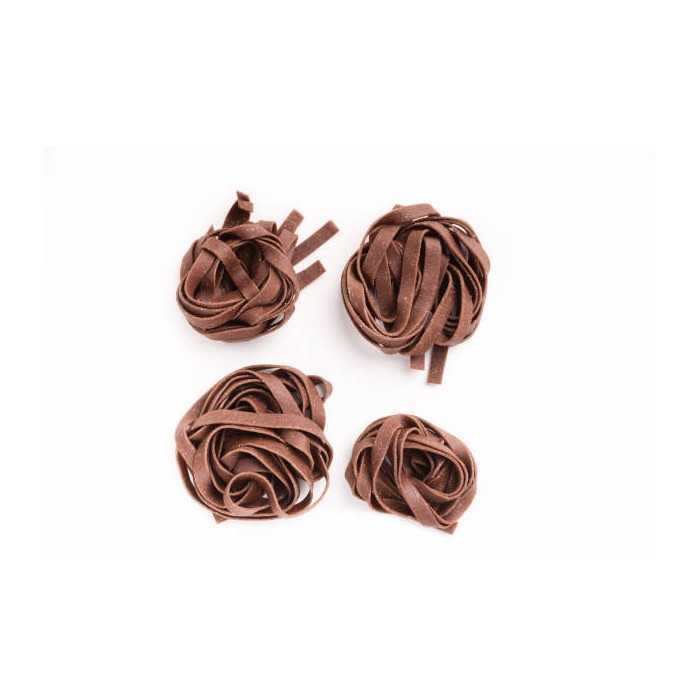 Organic and artisanal chocolate tagliatelle from Italy - Direct pro...