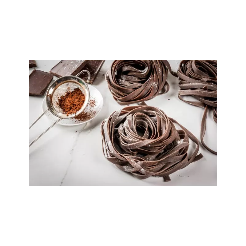 Tagliatelle au chocolat bio & artisanale d'Italie - Direct producteur Tagliatelle au chocolat bio & artisanale d'Italie - Direct producteur