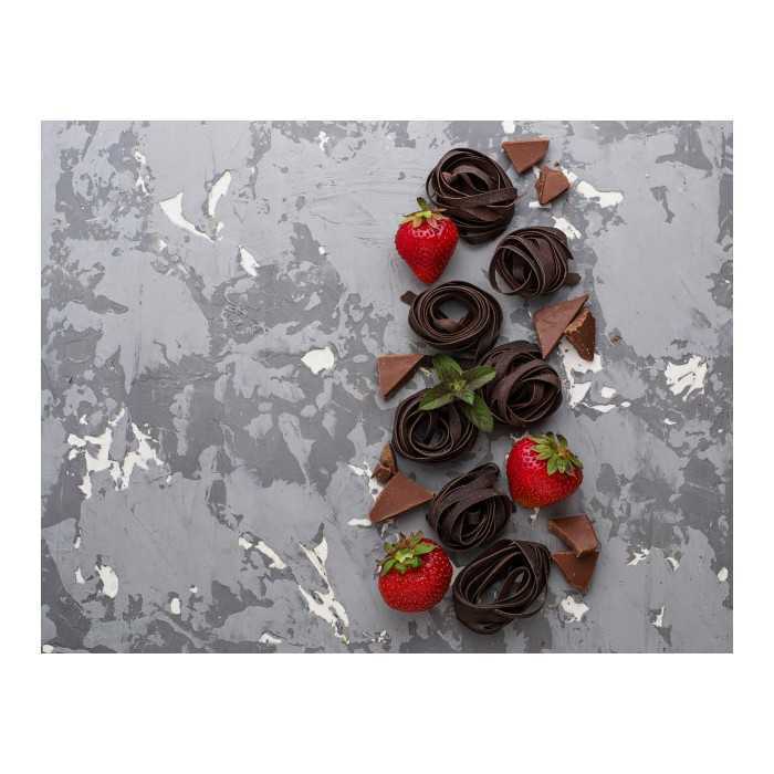 Organic and artisanal chocolate tagliatelle from Italy - Direct pro...