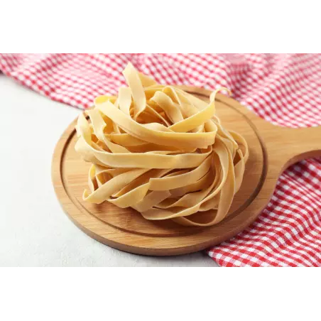 Organic and artisanal tagliatelle with porcini mushrooms PGI Fungo ...