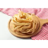 Organic and artisanal tagliatelle with porcini mushrooms PGI Fungo ...