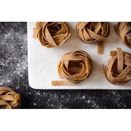 Tagliatelle bio & artisanale aux cèpes & à la châtaigne AOC AOP d'A...