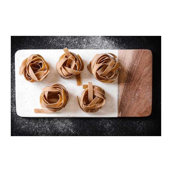 Organic & artisanal tagliatelle with porcini mushrooms & chestnut A...