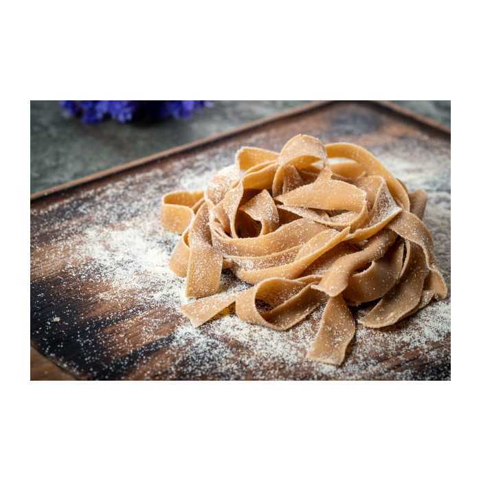 Organic & artisanal tagliatelle with porcini mushrooms & chestnut A...
