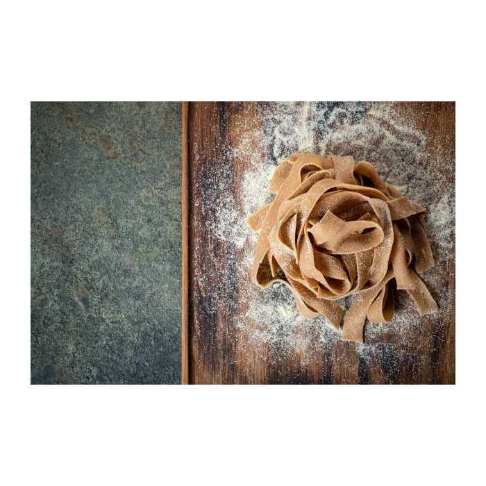Organic & artisanal tagliatelle with porcini mushrooms & chestnut A...