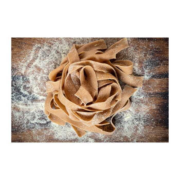 Organic & artisanal tagliatelle with porcini mushrooms & chestnut A...