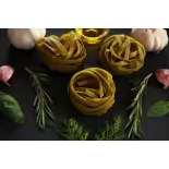 Tagliatelle bio & artisanale à l'ail et au basilic de France - dire...