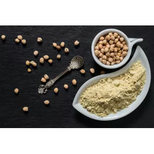 Farine bio de pois chiche du Vaucluse sans gluten - Direct producteur