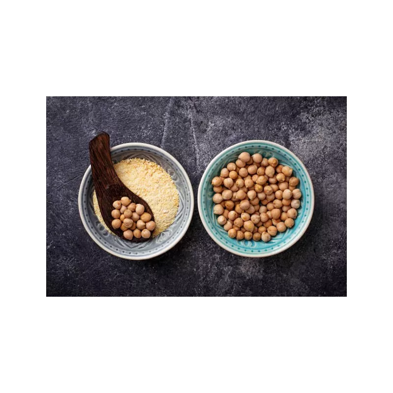 Farine bio de pois chiche du Vaucluse sans gluten - Direct producteur